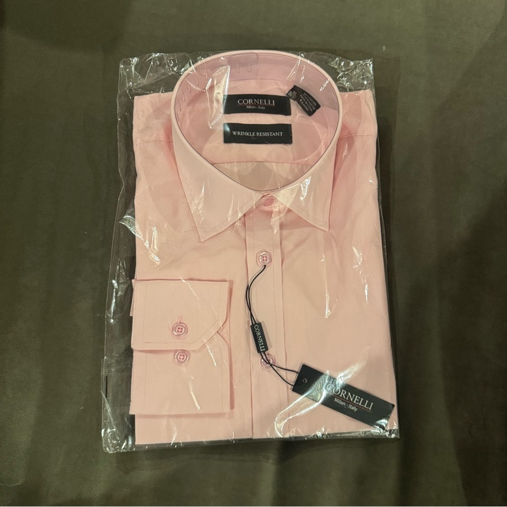 Men's Classic Pink Dress Shirt